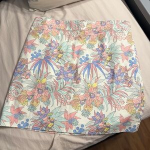 Talbots Multicolor Floral Skirt